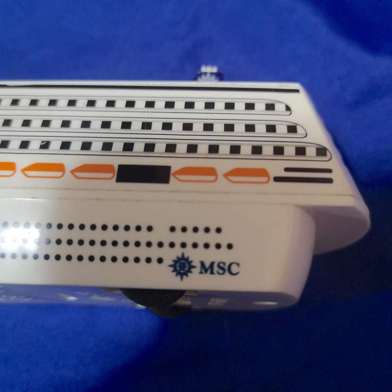 MSC Cruise Ship Cruiser Light Up And Sounds Horn- Daron Toys