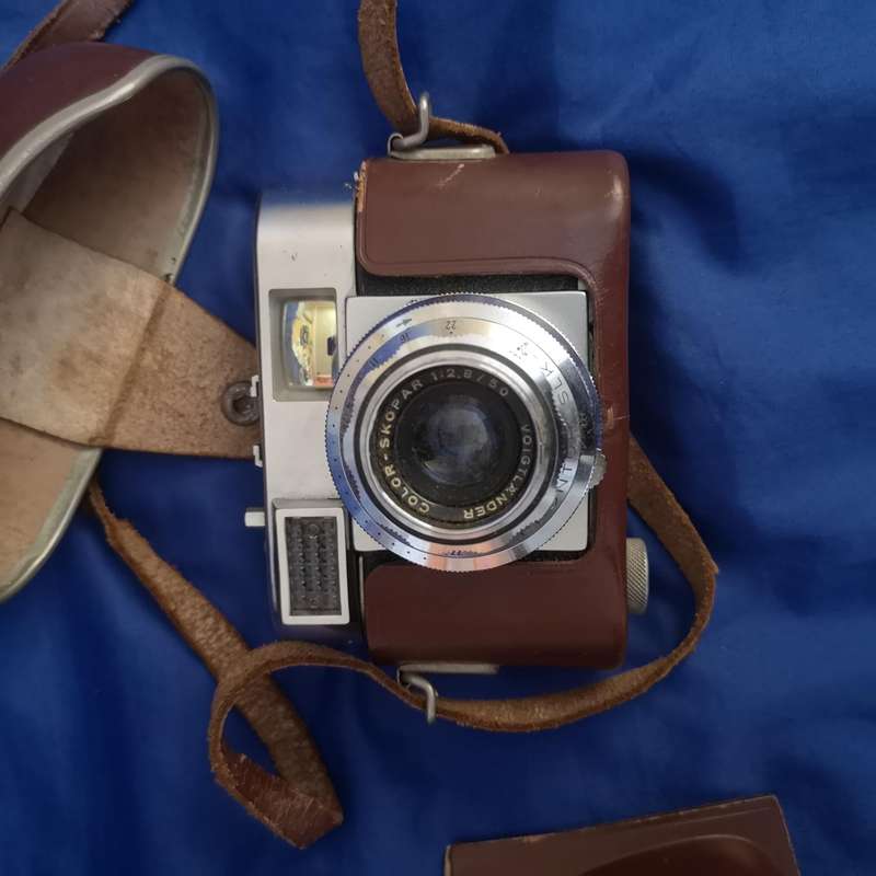 Voigtlander Vitomatic I 35mm film camera PRONTOR SLK-V Shutter Color-Skopar 1:2.8 f50mm