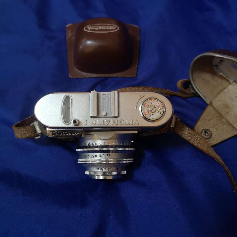 Voigtlander Vitomatic I 35mm film camera PRONTOR SLK-V Shutter Color-Skopar 1:2.8 f50mm