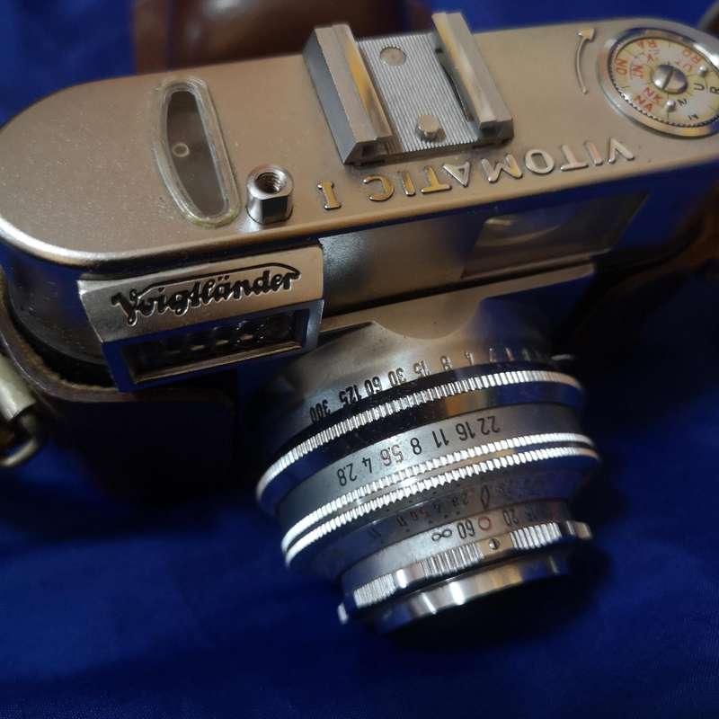 Voigtlander Vitomatic I 35mm film camera PRONTOR SLK-V Shutter Color-Skopar 1:2.8 f50mm