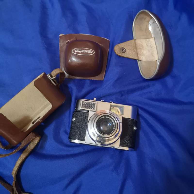 Voigtlander Vitomatic I 35mm film camera PRONTOR SLK-V Shutter Color-Skopar 1:2.8 f50mm