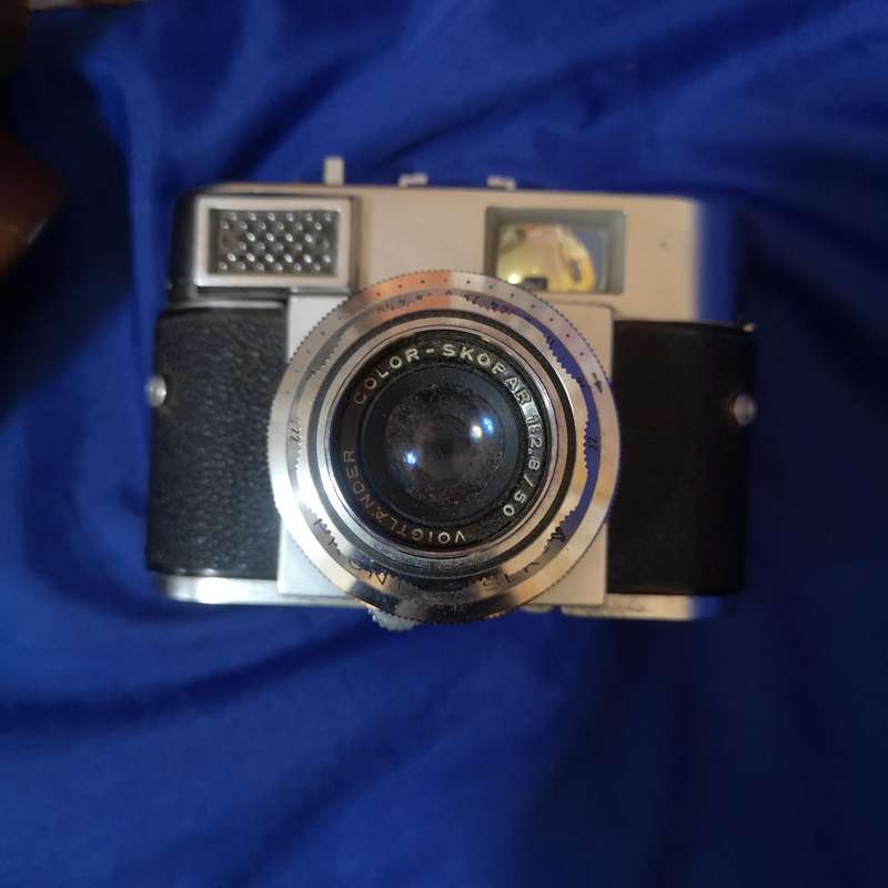 Voigtlander Vitomatic I 35mm film camera PRONTOR SLK-V Shutter Color-Skopar 1:2.8 f50mm