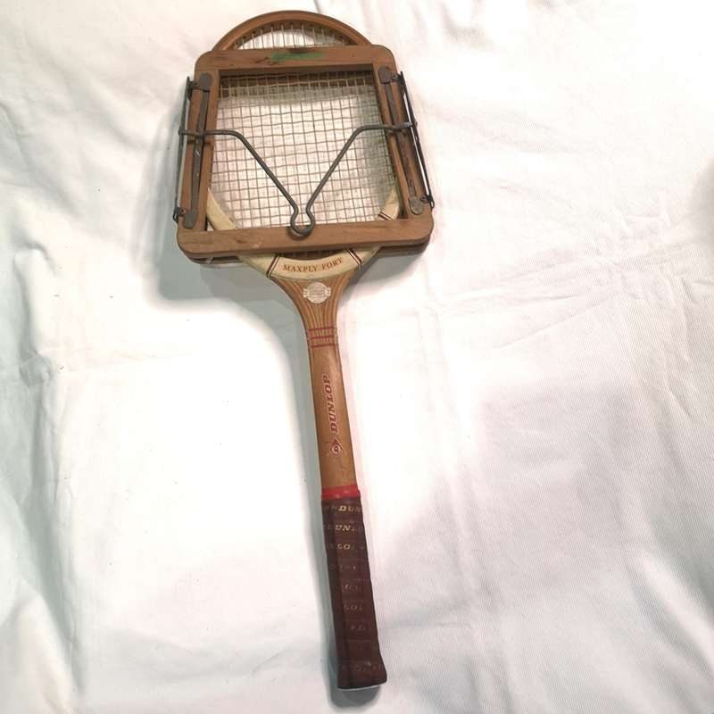 Dunlop Maxply Fort Tennis Racket With Press- Vintage