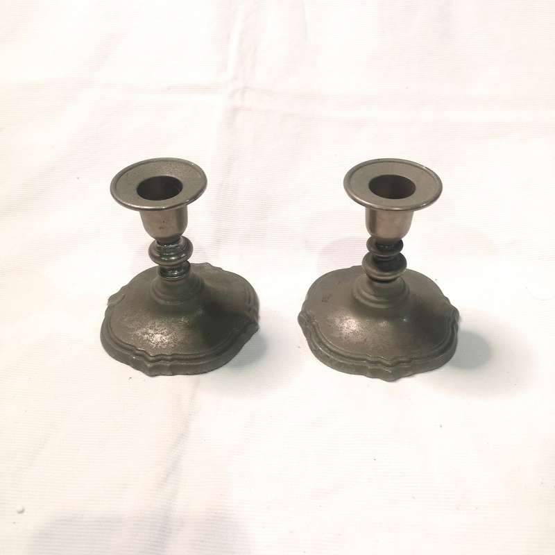 Swanski Pair of Candle Holders- Vintage