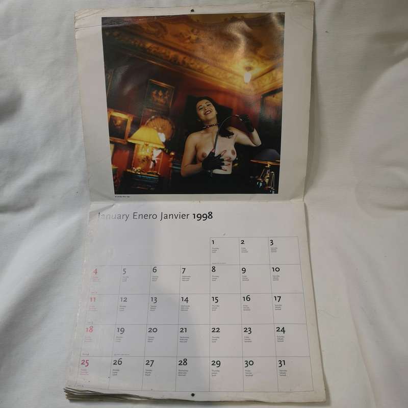 Rare Helmut Newton Kalender 1998 Taschen Calendar. Printed in Italy