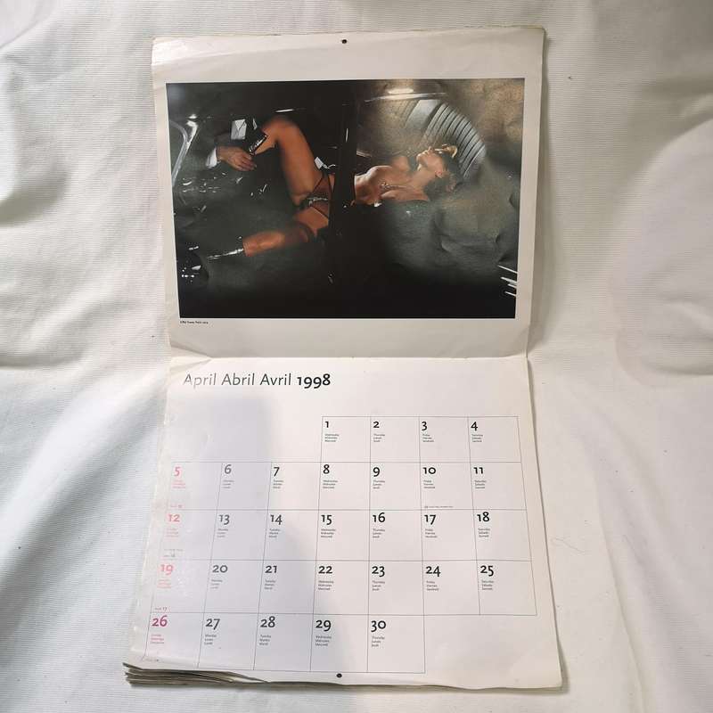 Rare Helmut Newton Kalender 1998 Taschen Calendar. Printed in Italy