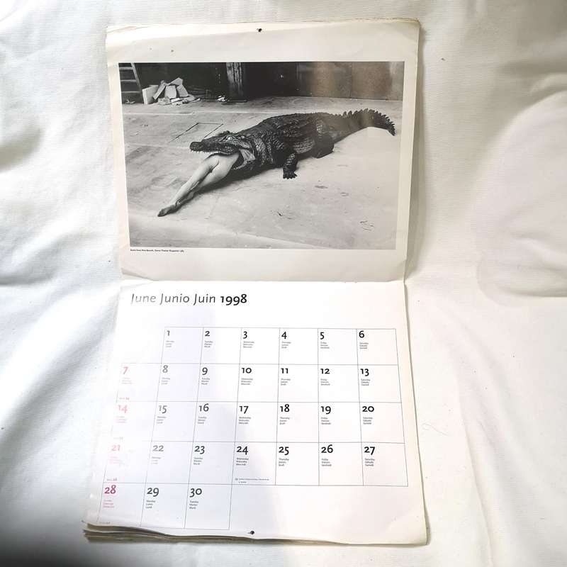 Rare Helmut Newton Kalender 1998 Taschen Calendar. Printed in Italy