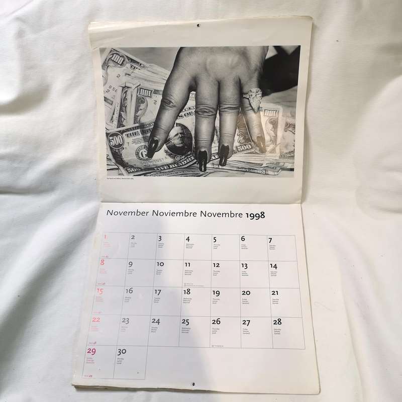 Rare Helmut Newton Kalender 1998 Taschen Calendar. Printed in Italy