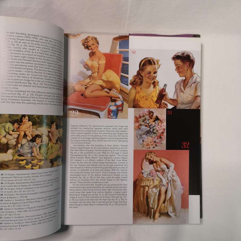 Pin-Up Girl Art, Gil Elvgren by Charles G. Martignette, Louis K. Meisel (Hardcover)- Vintage