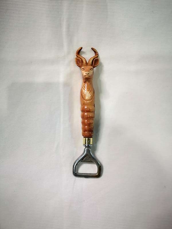 Vintage Bottle Opener Antelope Head