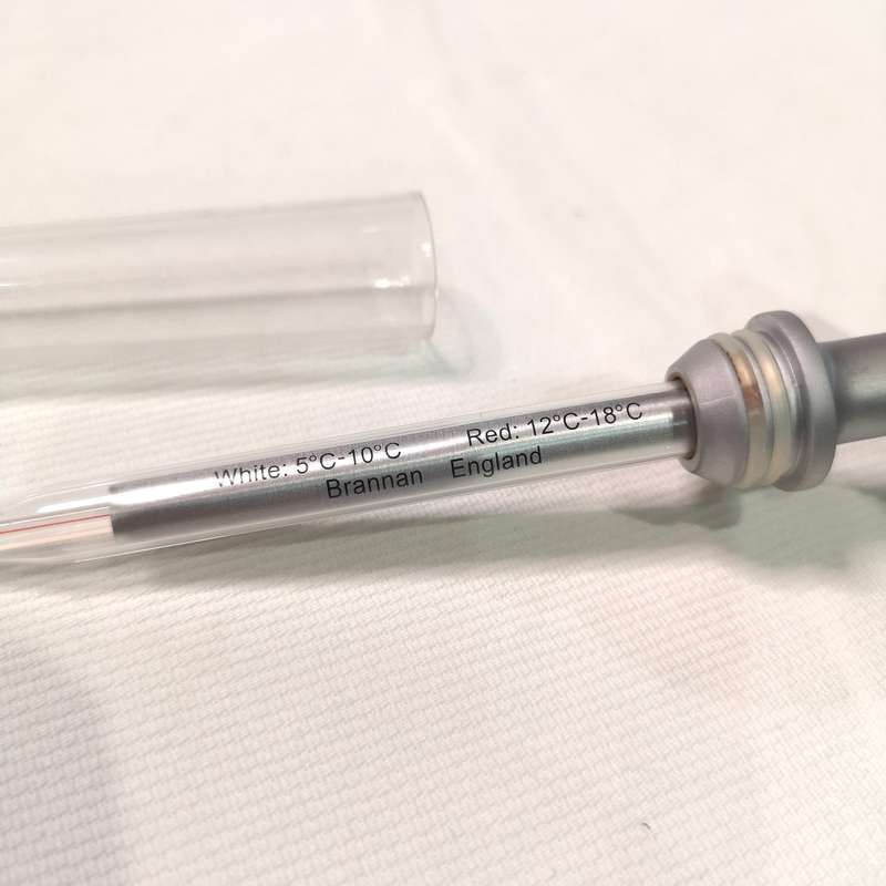 Brannan England Wine Stopper Thermometer- Vintage