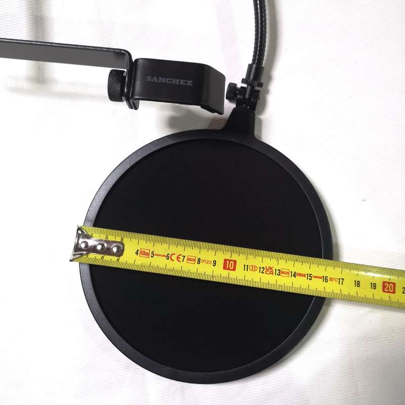 SANCHEZ LARGE MIC POP FILTER