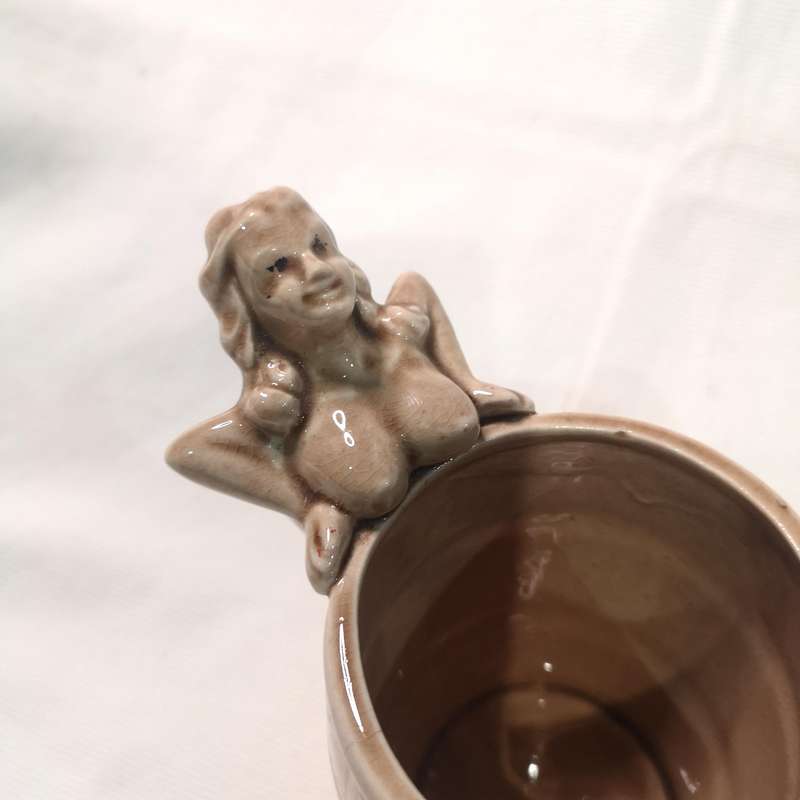 Vintage Tiki Mug Unusual/ Naughty Naked Lady
