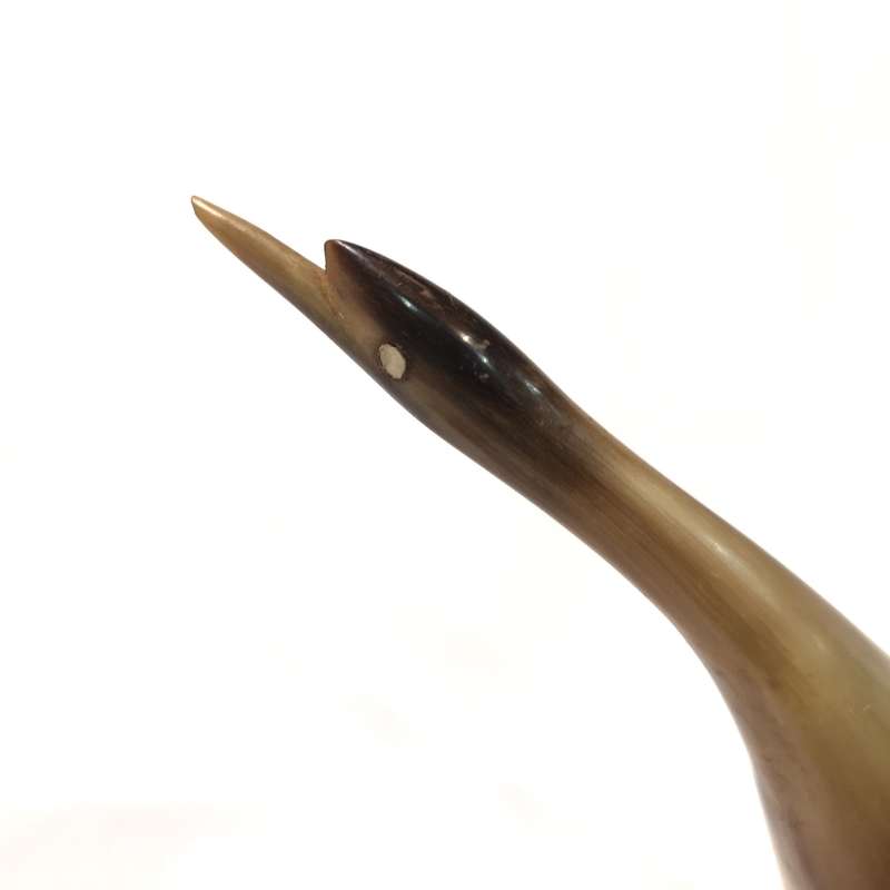 Bird Figurine Hand Carved Kenya- Horn Carving