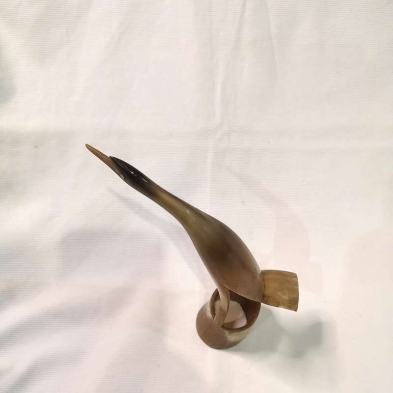 Bird Figurine Hand Carved Kenya- Horn Carving