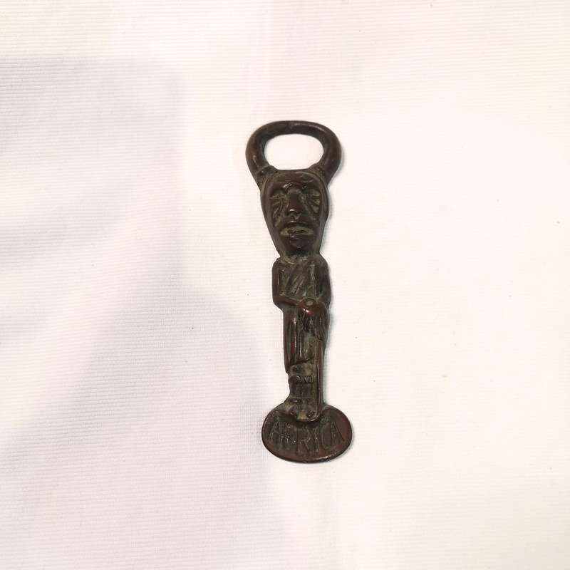 Cast Copper Tribal Bottle Opener- 200g- "Africa" Made in Rhodesia