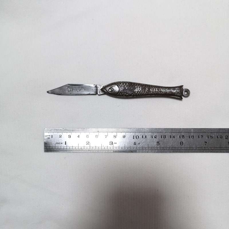 Okapi Fish Pocket Knife Rare- Vintage