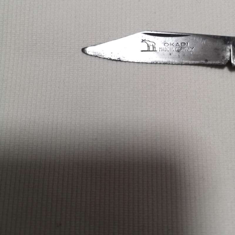 Okapi Fish Pocket Knife Rare- Vintage