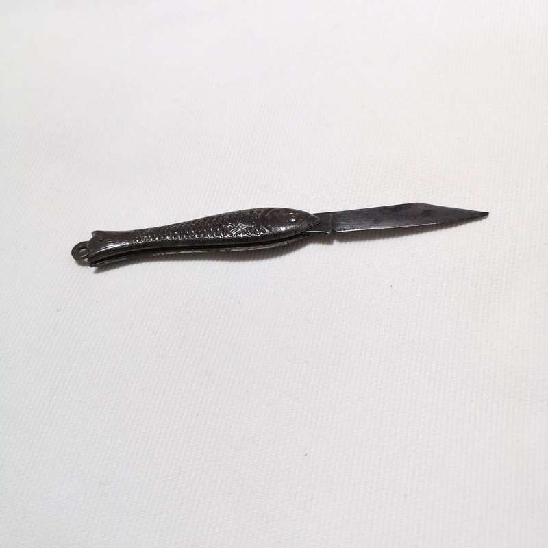 Okapi Fish Pocket Knife Rare- Vintage