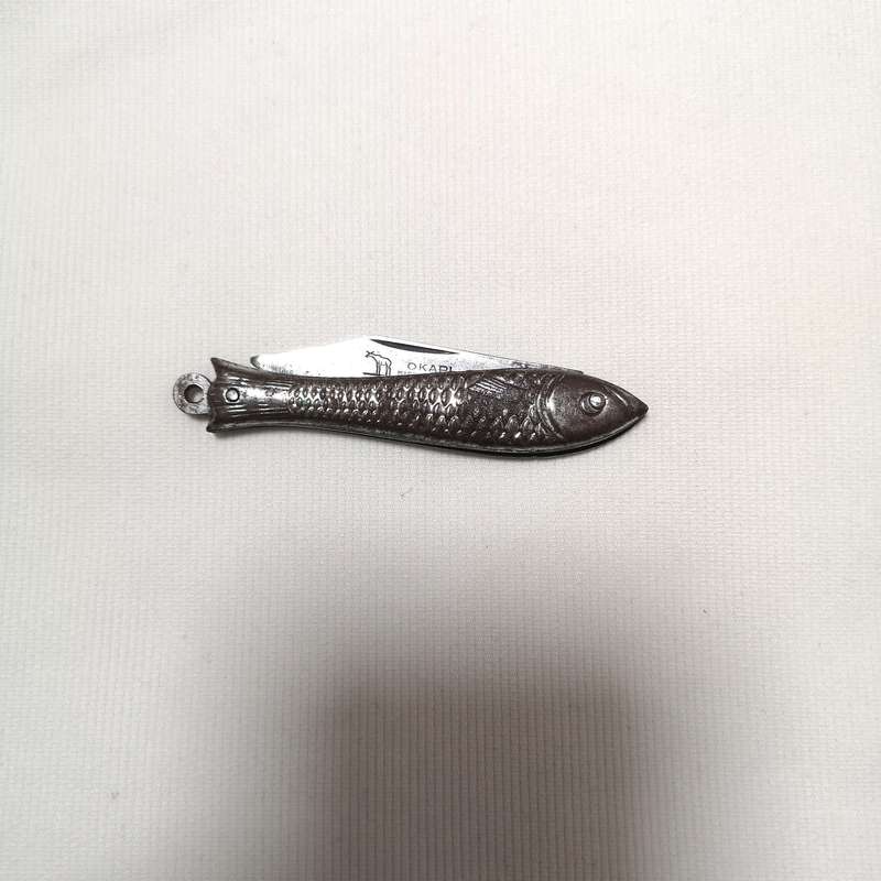 Okapi Fish Pocket Knife Rare- Vintage