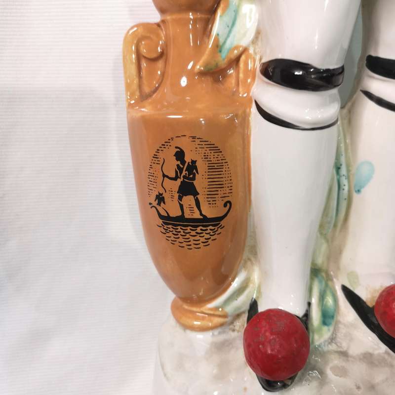 Vintage large pair of Italian METAXA bottles ouzo metaxa decanters
