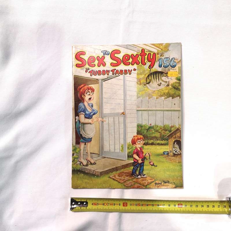 SEX TO SEXTY #156 "TUBBY TABBY" Vintage Adult Humour Magazine