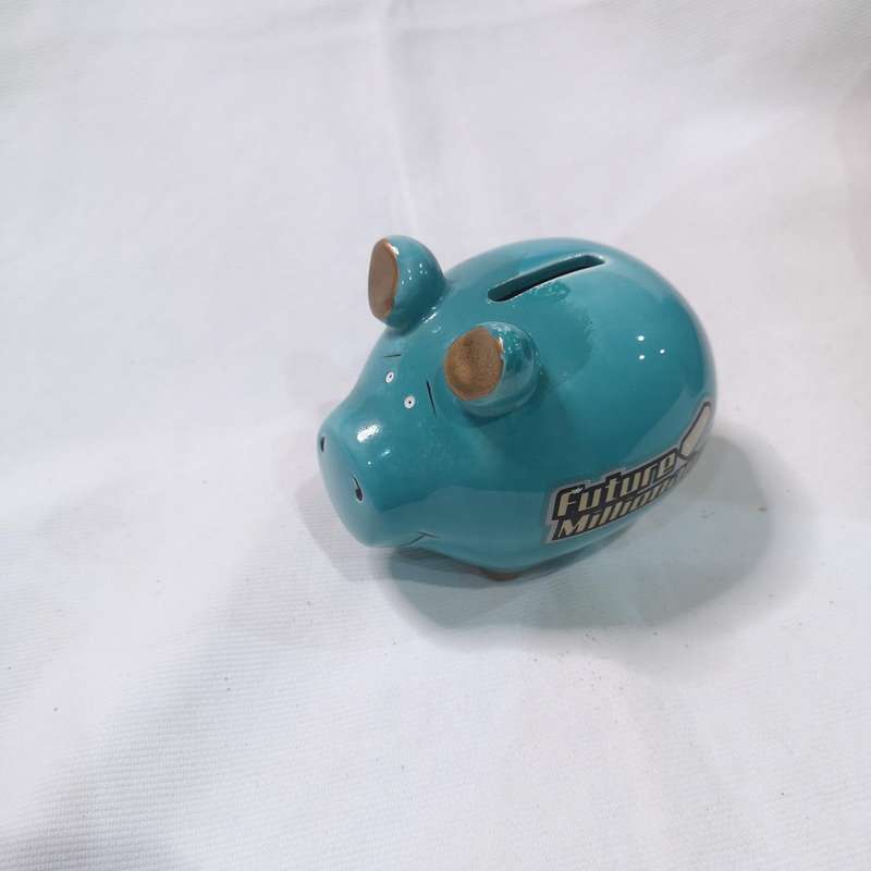 "Future Millionare" Piggy Bank- Vintage