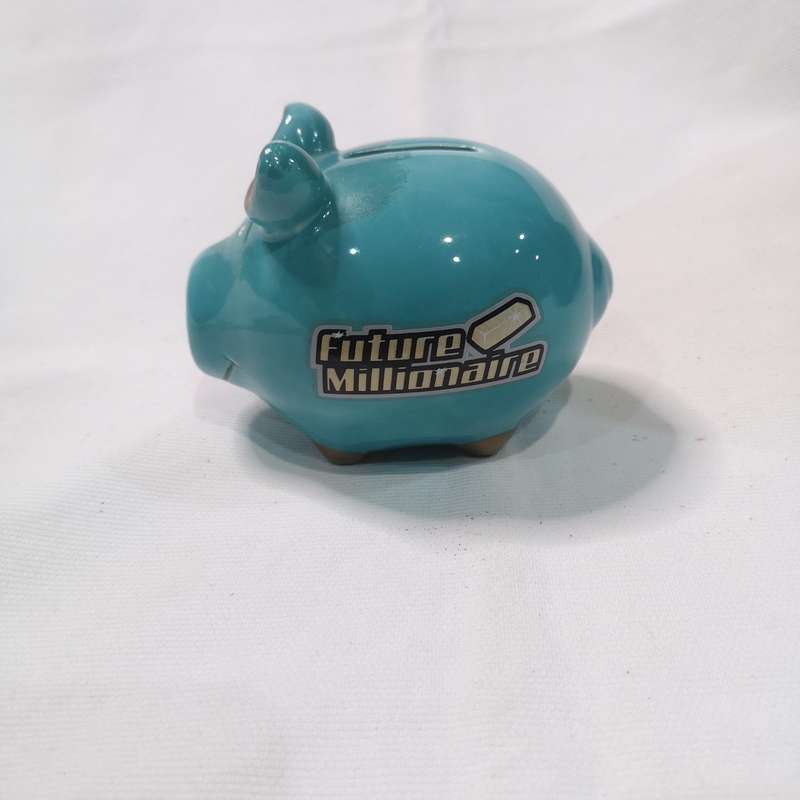 "Future Millionare" Piggy Bank- Vintage