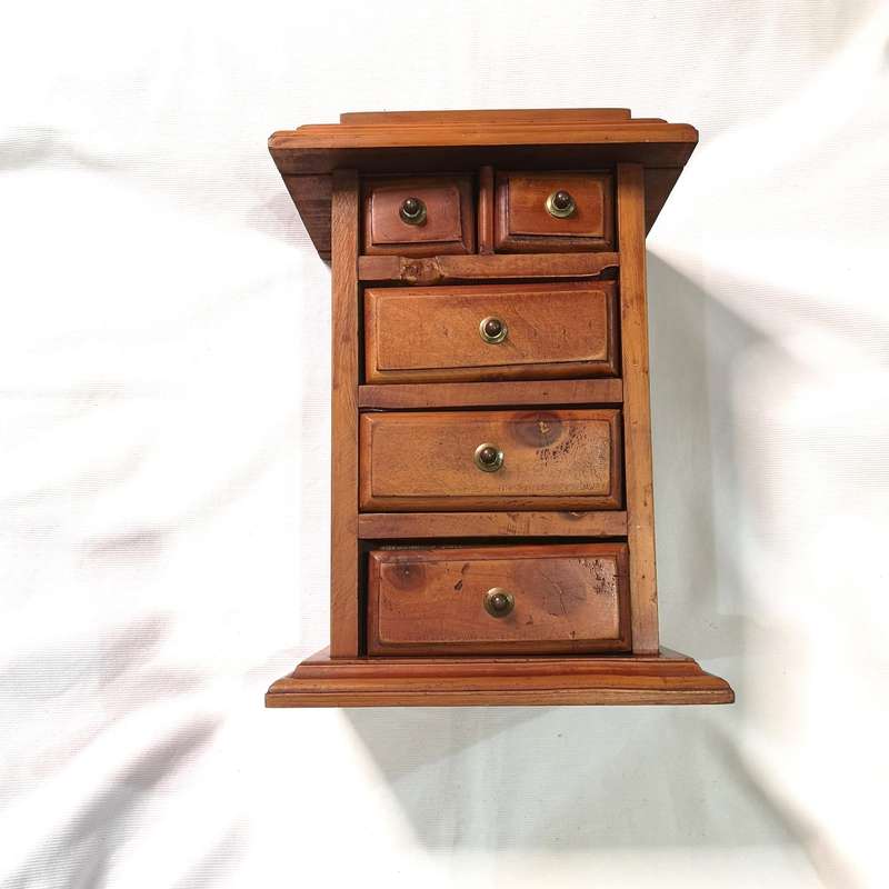 Handmade Solid Wood Set of small Drawers