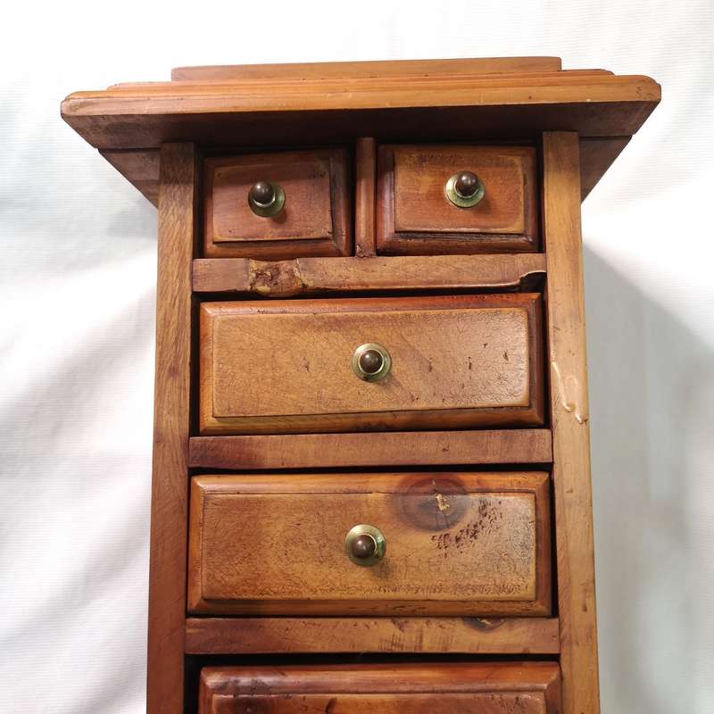 Handmade Solid Wood Set of small Drawers