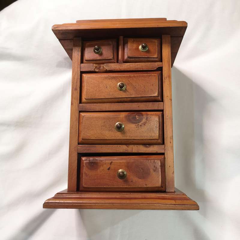 Handmade Solid Wood Set of small Drawers