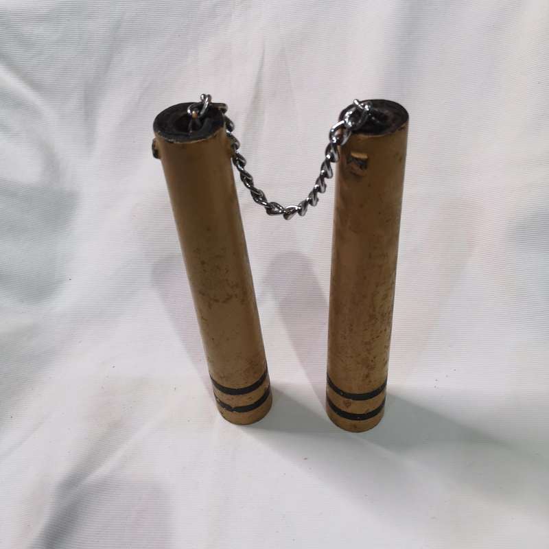 Nunchaku- Vintage Handmade- Solid Wood