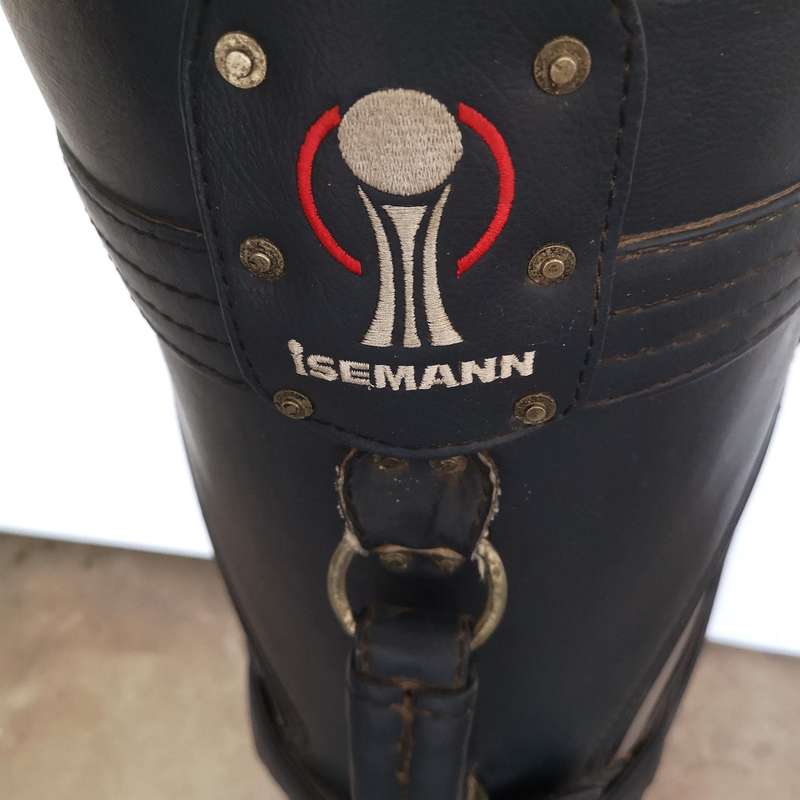 Golf Bag ISEMANN Leather with Durban Country Club Branding- Vintage
