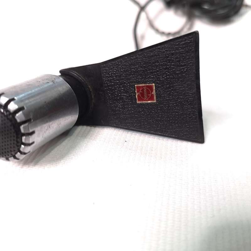 Vintage National Microphone with Stand Made in Japan