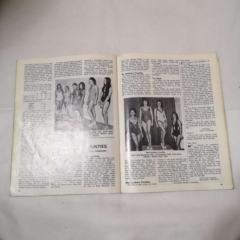 Sept 1972 HEALTH and STRENGTH bodybuilding muscle magazine NABBA GIRLS 9-72 (UK)