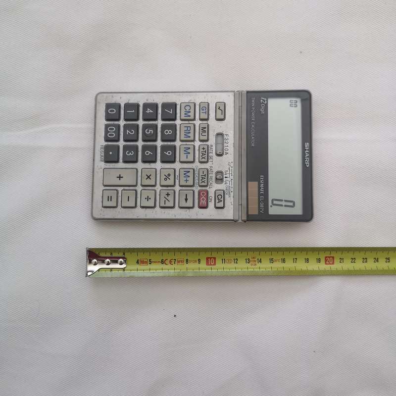 Sharp EL387V  Twin Power 12 Digit Business Multi Function Calculator