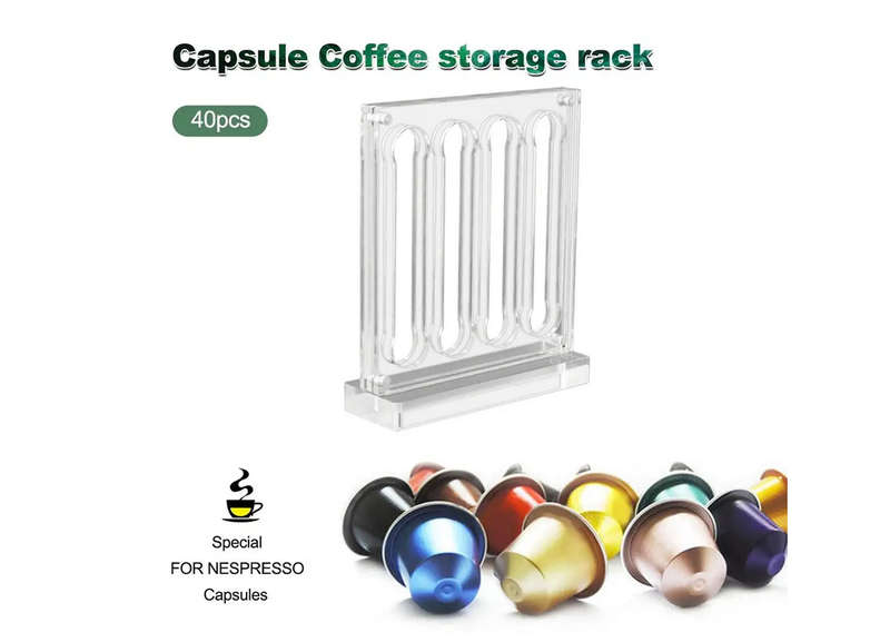 NESPRESSO POD Holder- Original Laurent Baily design for Nespresso. Futuristic Yet Simple Design