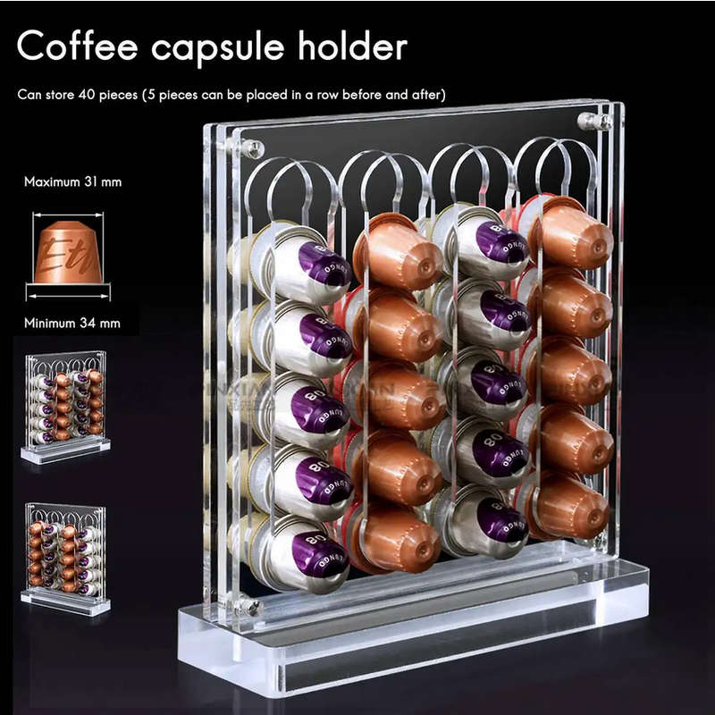 NESPRESSO POD Holder- Original Laurent Baily design for Nespresso. Futuristic Yet Simple Design