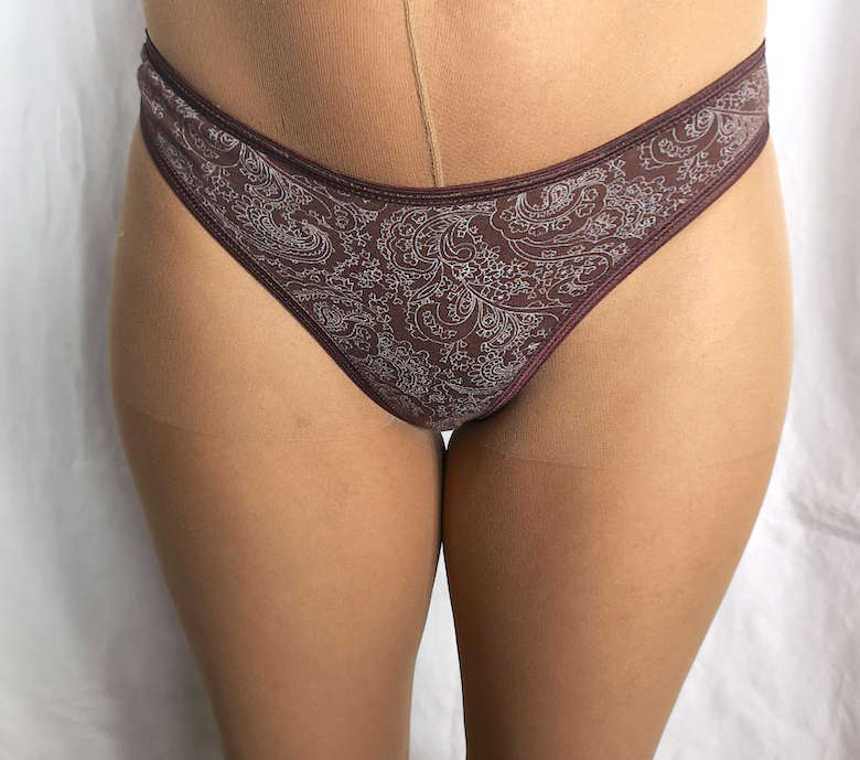 Paisley print Thong