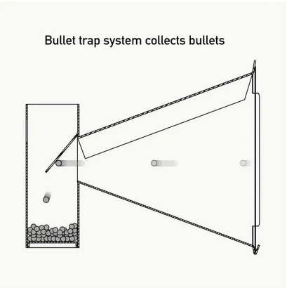 Bullet Trap & Target plate catch can. Steel, Durable Metal Training Aid For Practice & Precision