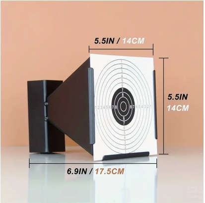 Bullet Trap & Target plate catch can. Steel, Durable Metal Training Aid For Practice & Precision
