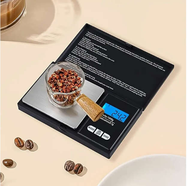 Professional Electronic Digital Scale.  Notebook Style 500g. Weighs in g, ct, oz, ozt, dwt, tl, gn,