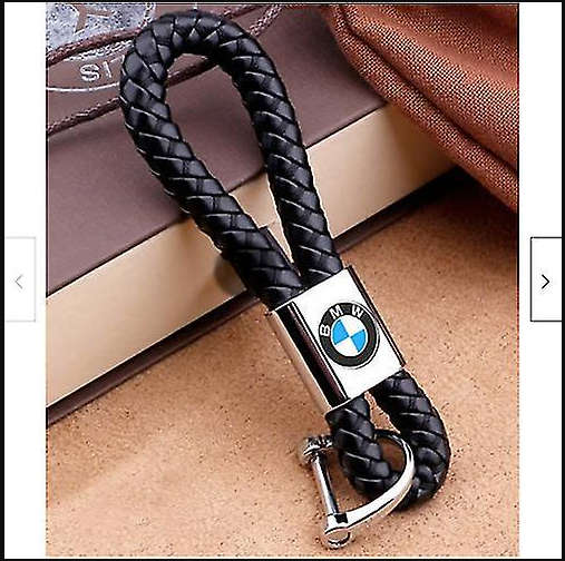 BMW Luxury Leather Keyring Key Chain Fob Gift