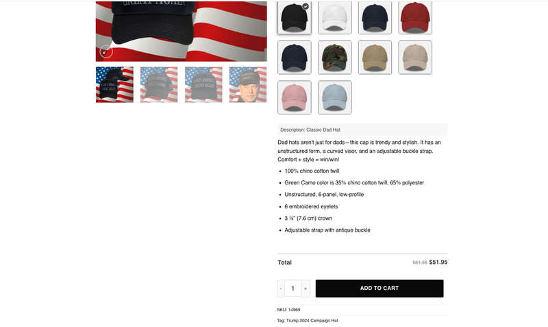 MAGA Hat Make America Great Again Black Hat Donald Trump 2024 . "Never Surrender"