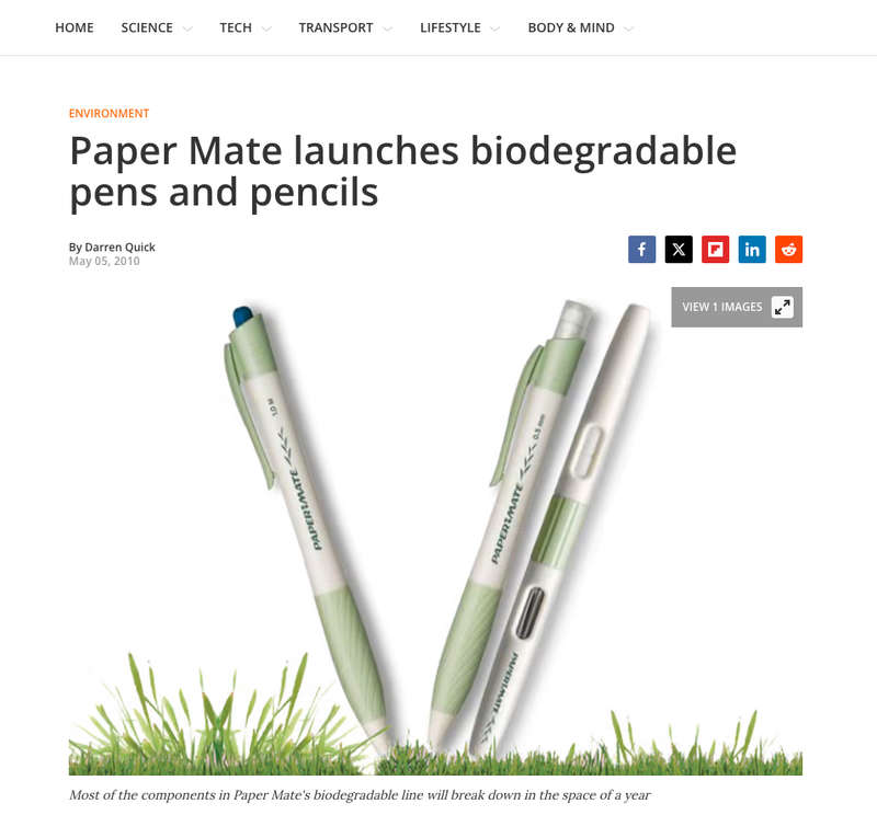 Paper Mate Biodegradable Pen 1.0 - Special Edition