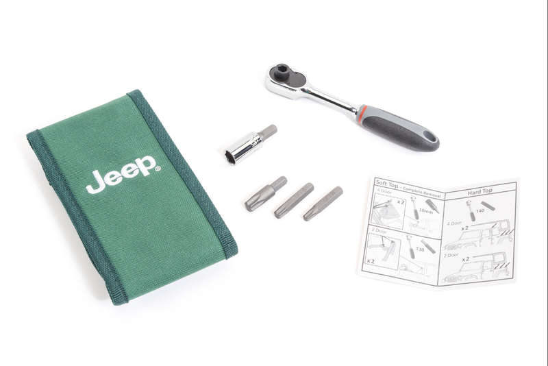 Jeep Wrangler 82214166AB Top and Door Removal Torx Set for 07-18 Jeep Wrangler JK