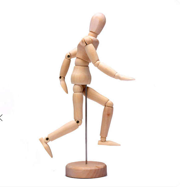 Wooden Jointed Doll Man Figures Model Painting Sketch Cartoon