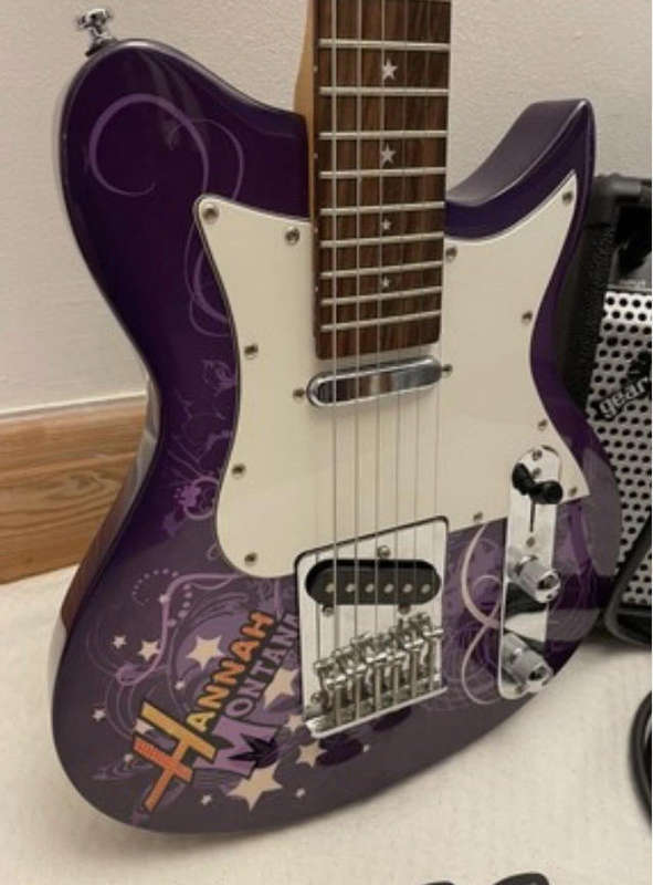 Stunning Hanna Montana "Secret Star" 6 String Electric Guitar By Washburn