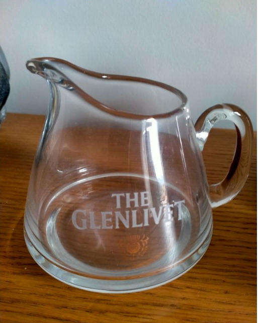 The Glenlivet Whiskey- Original Glass Pitcher