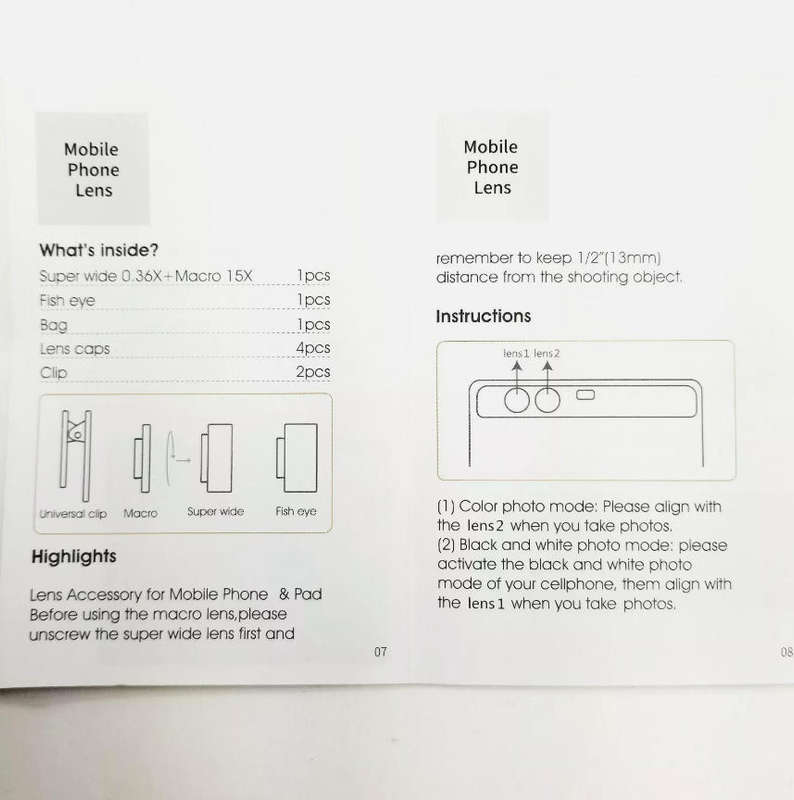 Huawei P10 / P10 Plus Gift Bundle. Lenses, selfie light, selfie stick, retractable charging cable